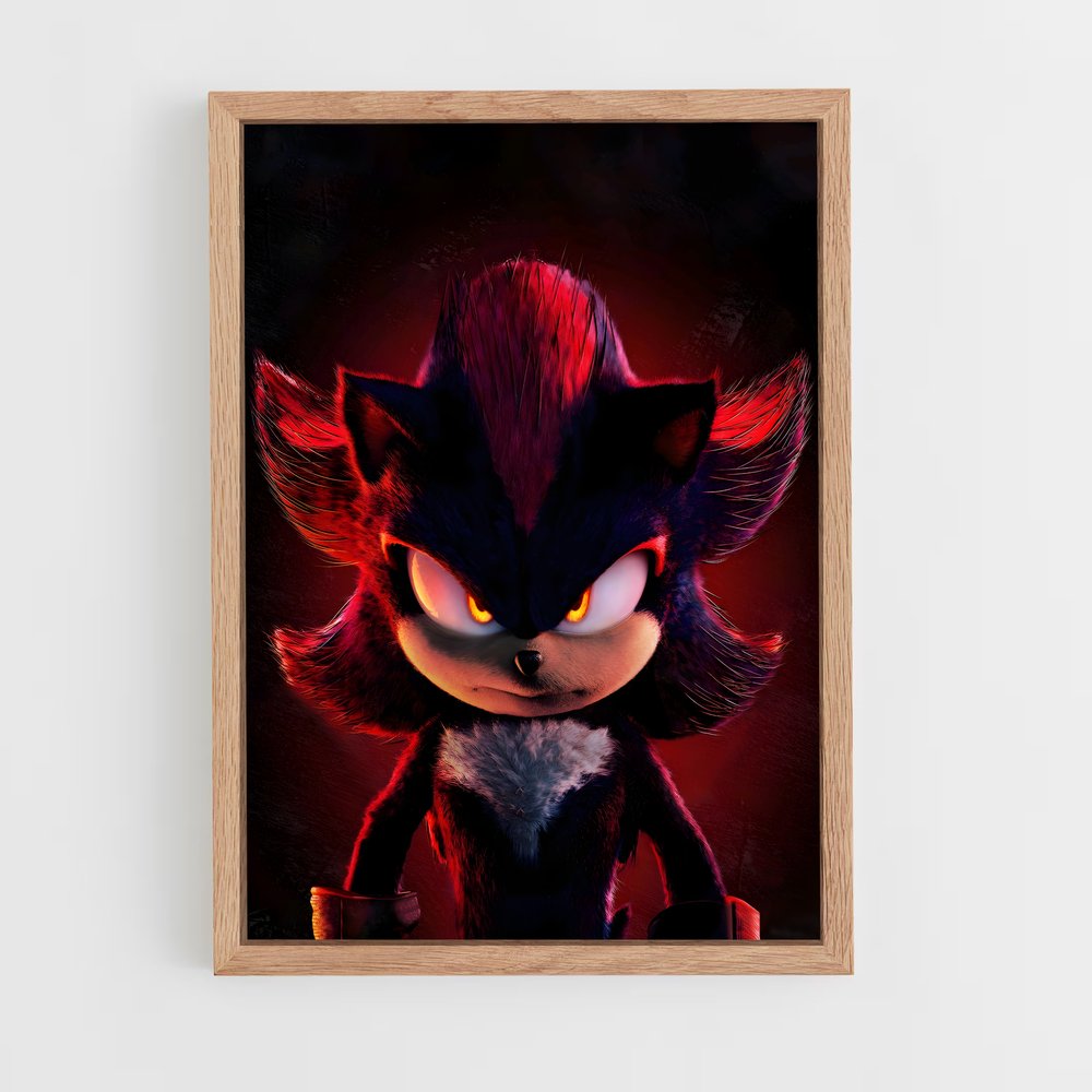 Poster Shadow Speedster – affiche Sonic (vue 4)